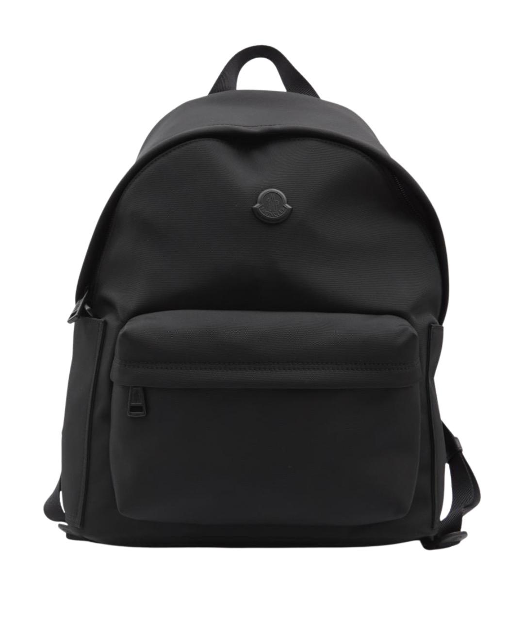 MONCLER Черный синтетический рюкзак, фото 1