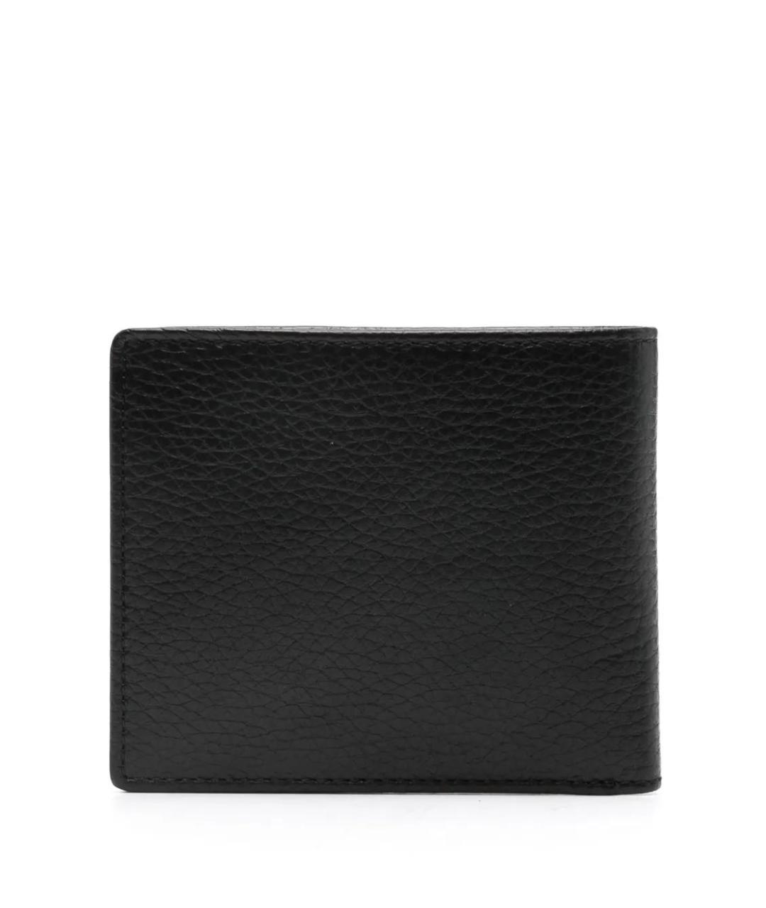 DIESEL Черный кожаный кошелек, фото 2