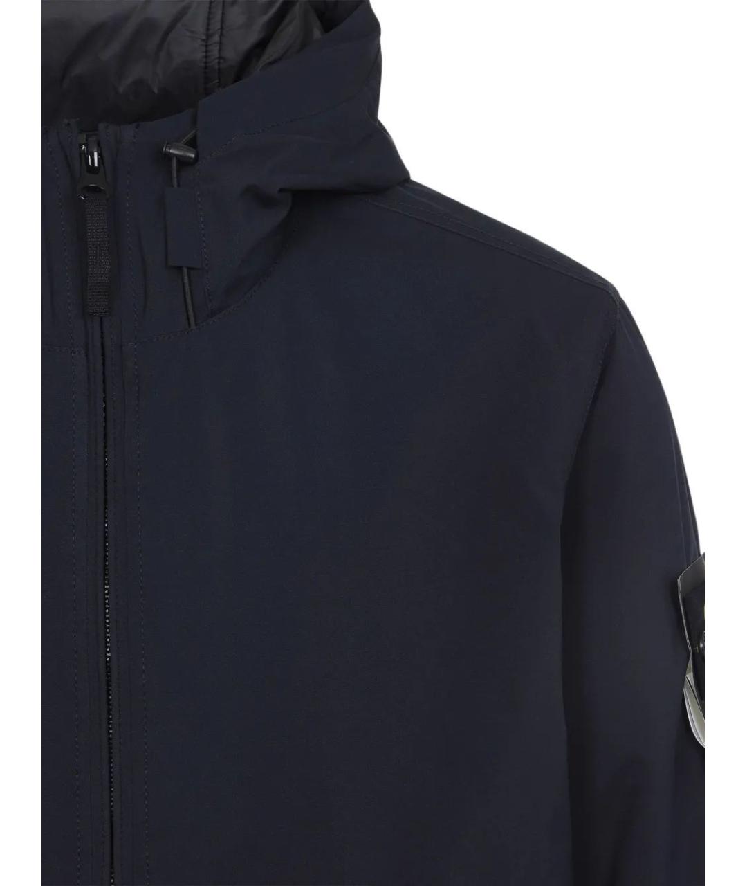 STONE ISLAND Синяя полиэстеровая куртка, фото 4