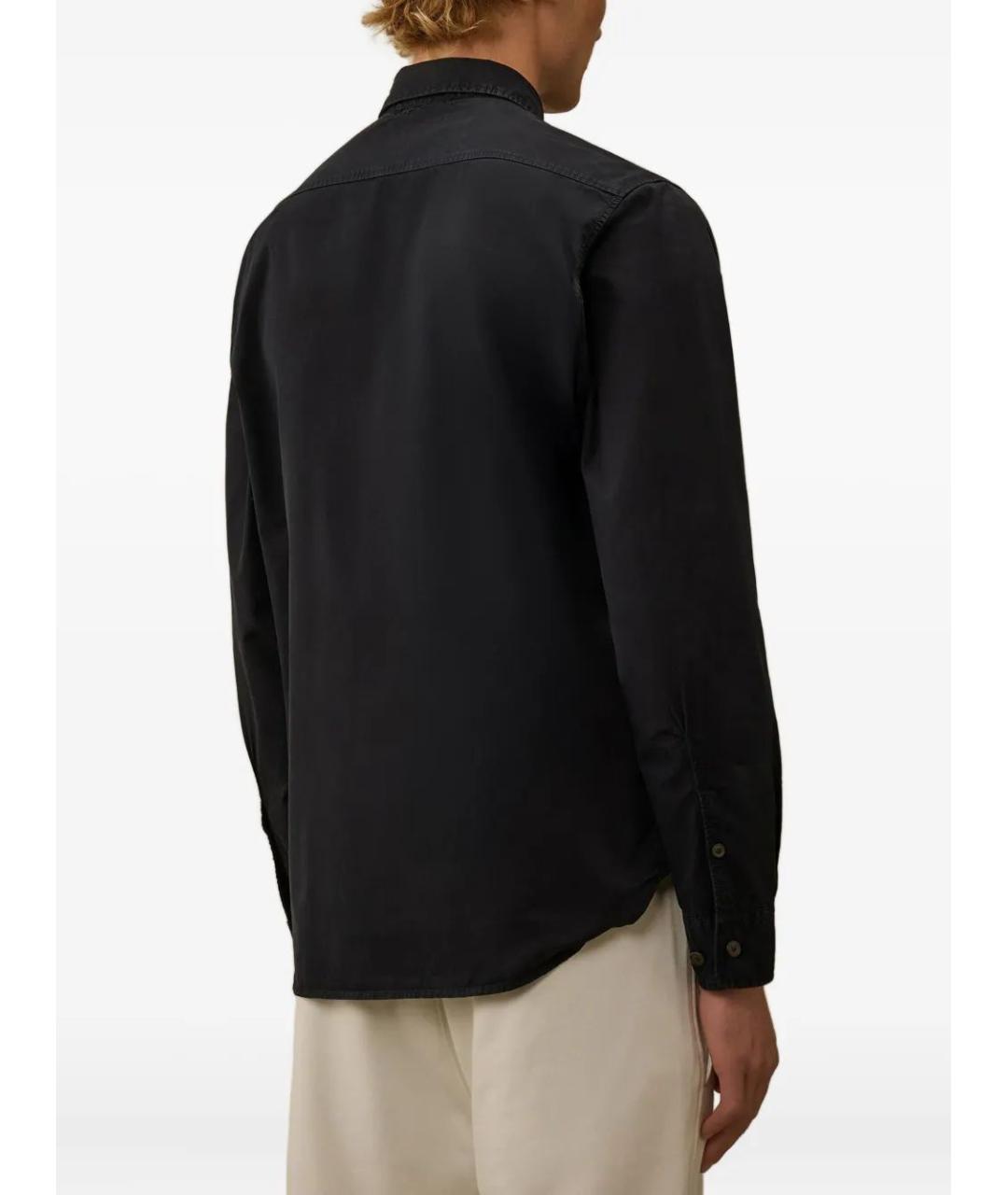 CP COMPANY Черная хлопковая кэжуал рубашка, фото 4