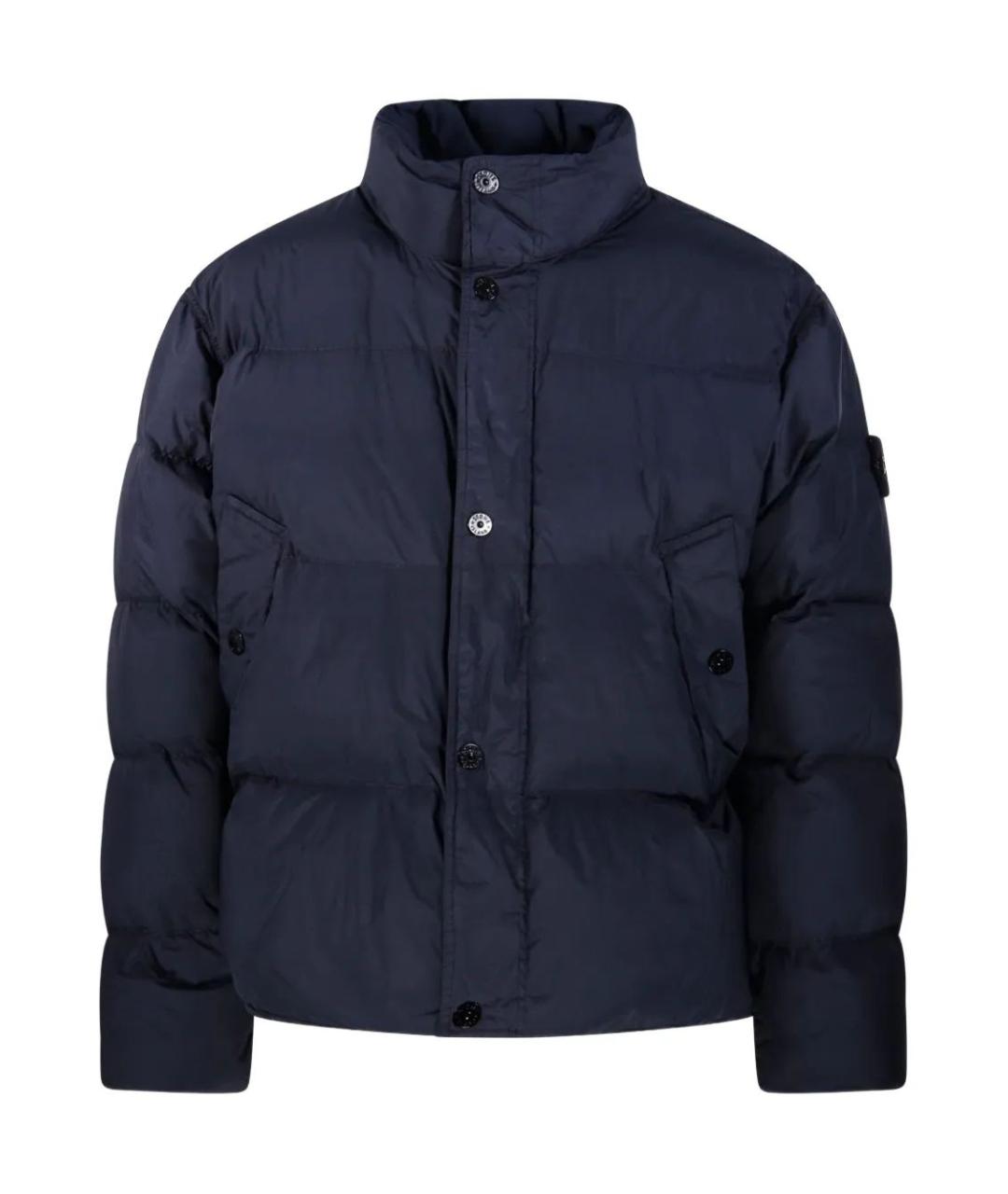 STONE ISLAND Синяя полиамидовая куртка, фото 1