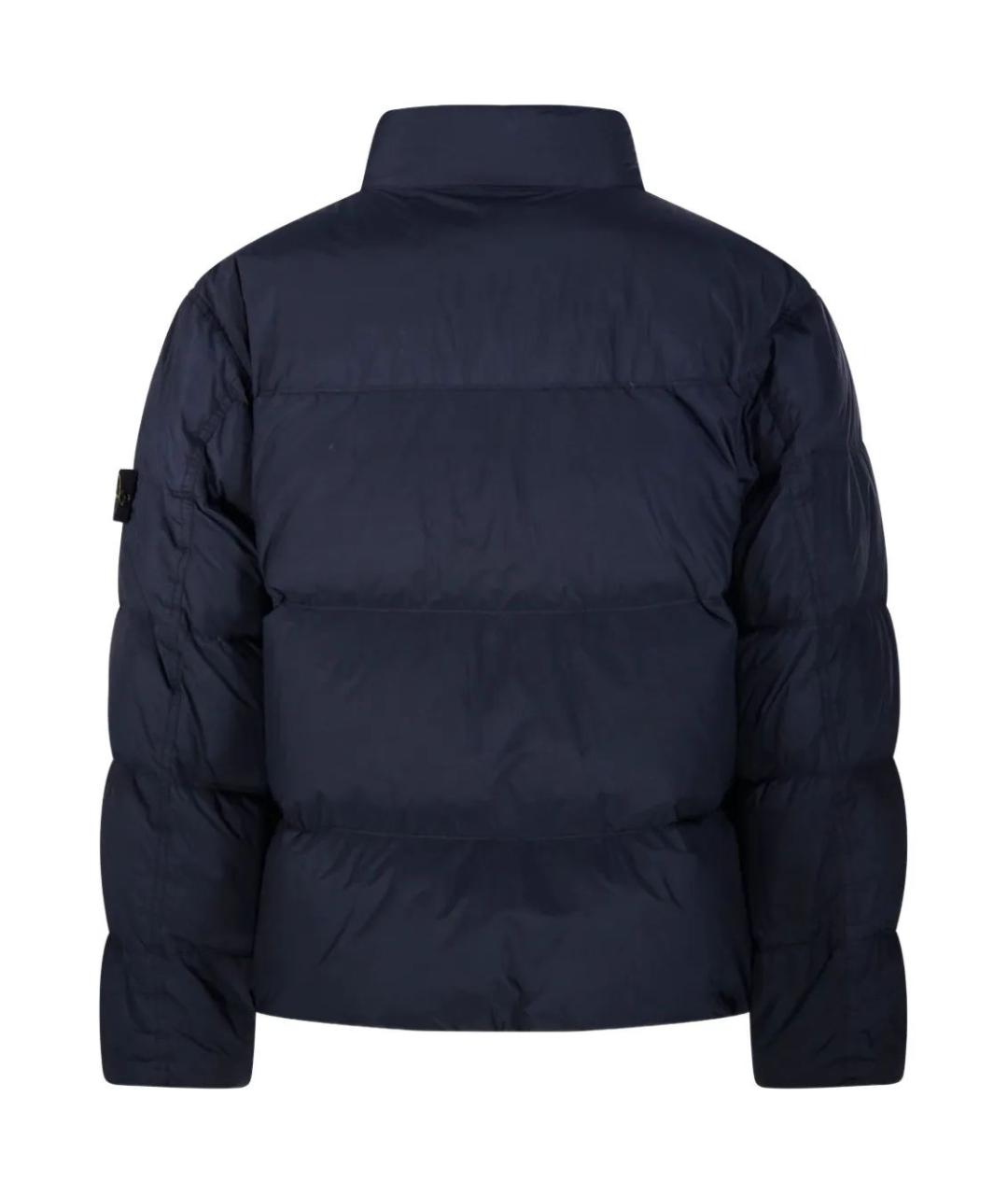 STONE ISLAND Синяя полиамидовая куртка, фото 2