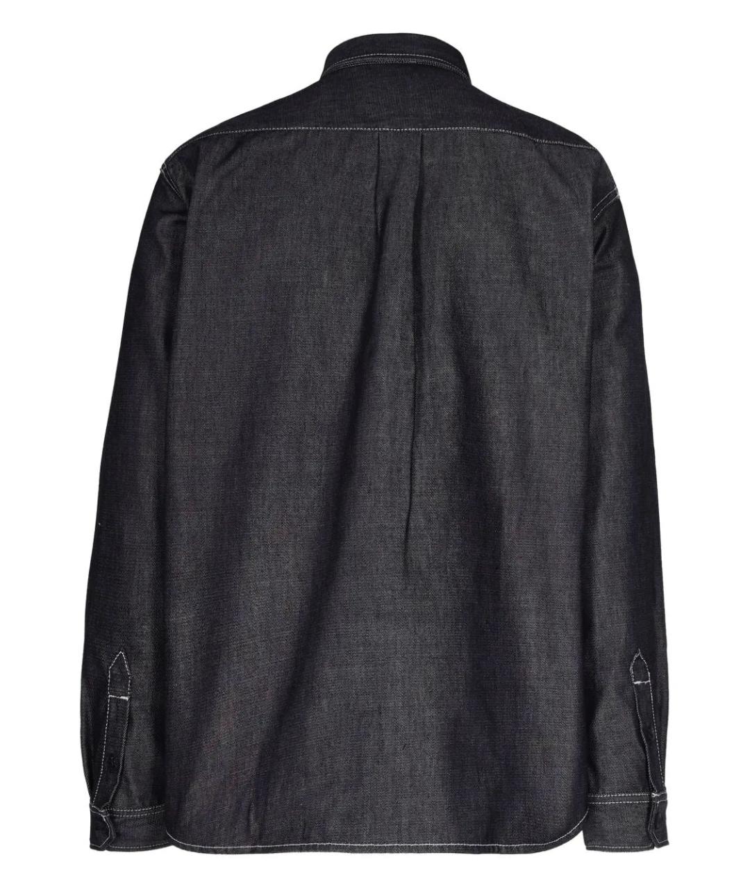 CARHARTT WIP Черная хлопковая кэжуал рубашка, фото 2