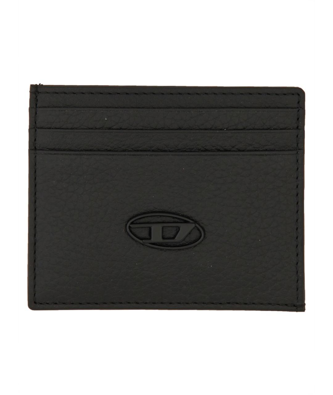 DIESEL Черный кожаный кардхолдер, фото 2