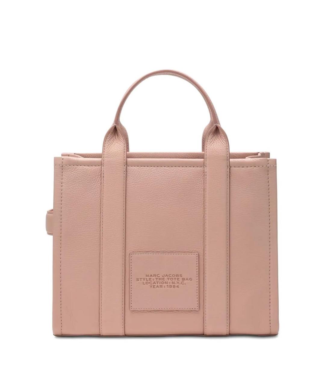 MARC JACOBS Розовая кожаная сумка тоут, фото 3