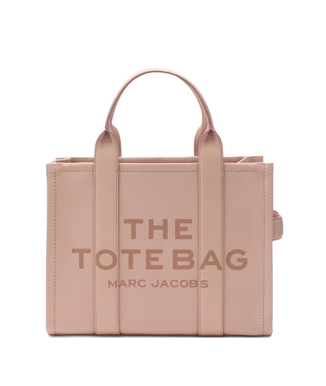 MARC JACOBS Розовая кожаная сумка тоут, фото 1