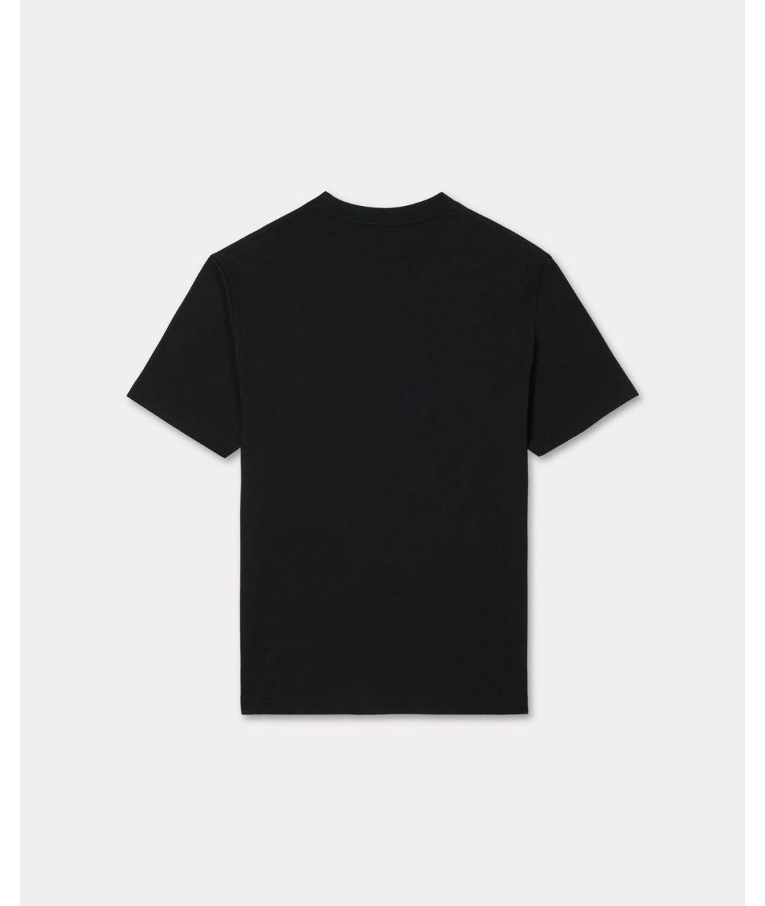 KENZO Черная хлопковая футболка, фото 2