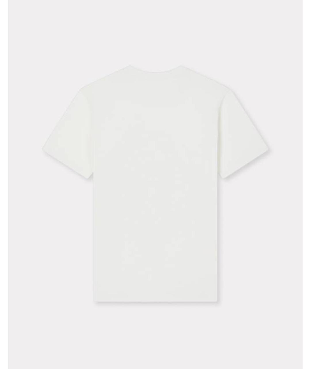 KENZO Белая хлопковая футболка, фото 2