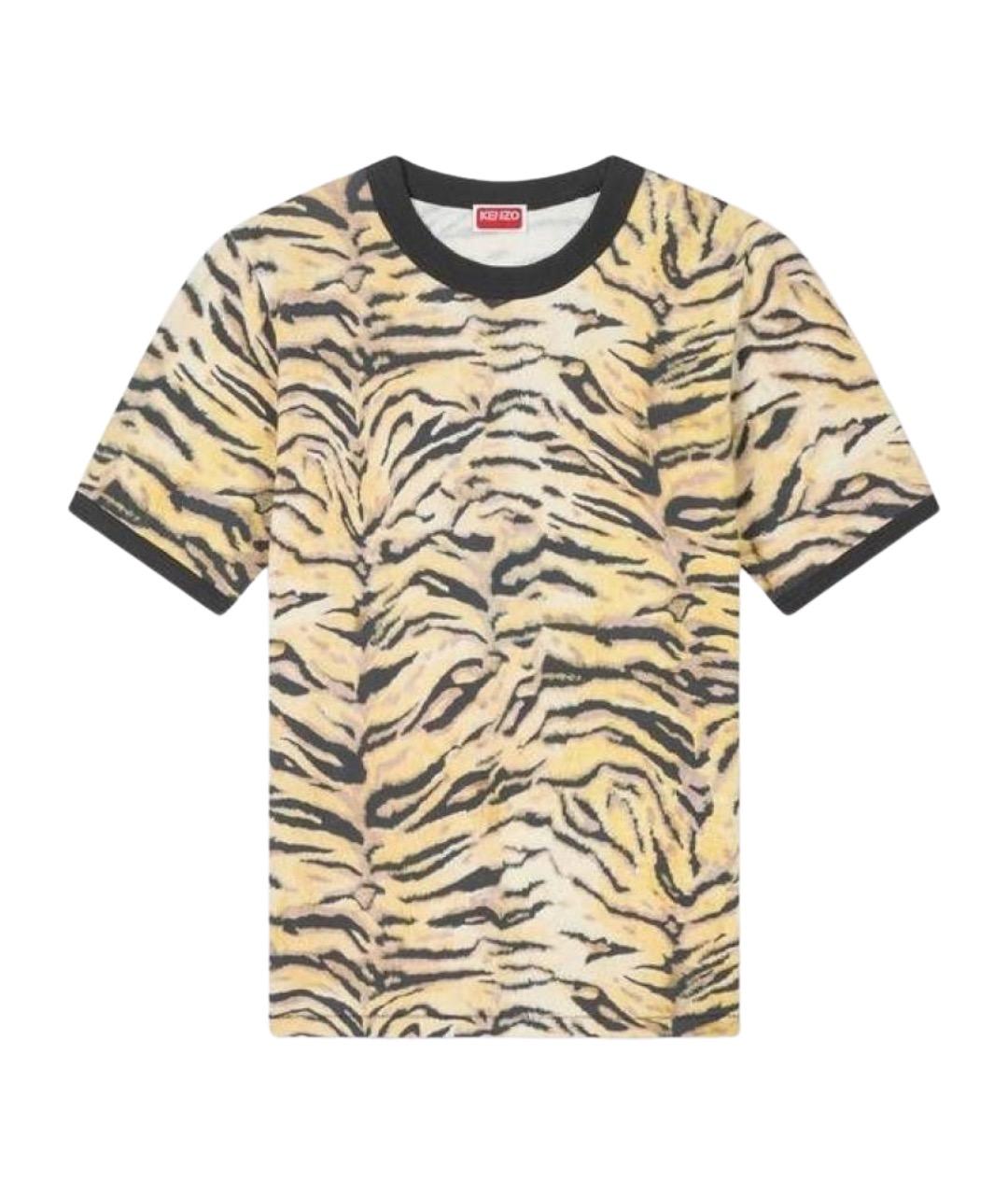 KENZO Мульти хлопковая футболка, фото 1