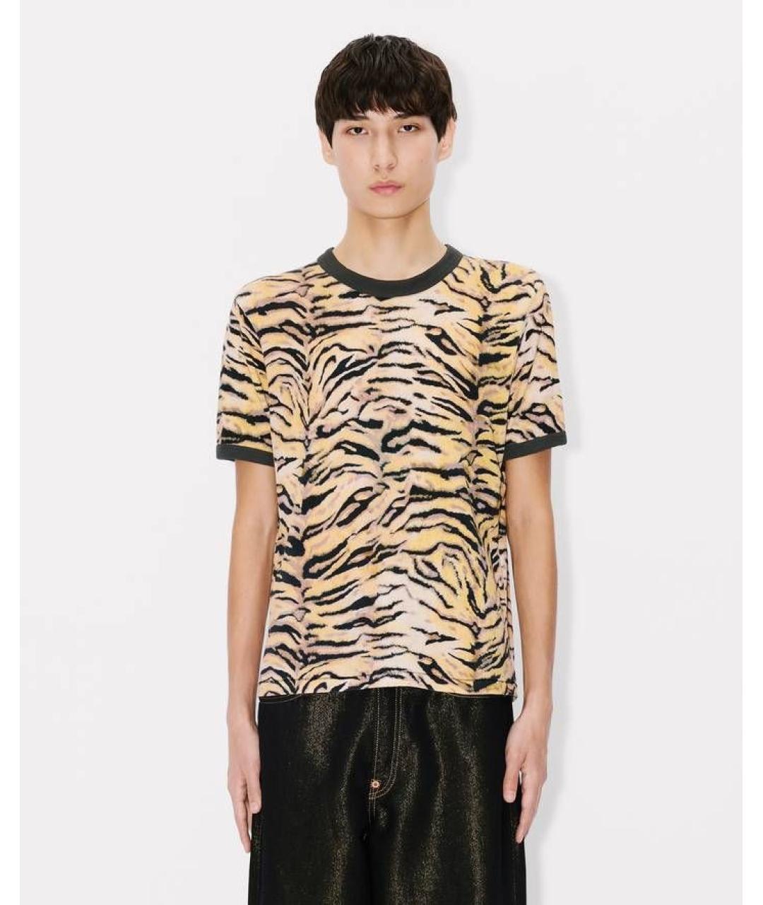 KENZO Мульти хлопковая футболка, фото 3