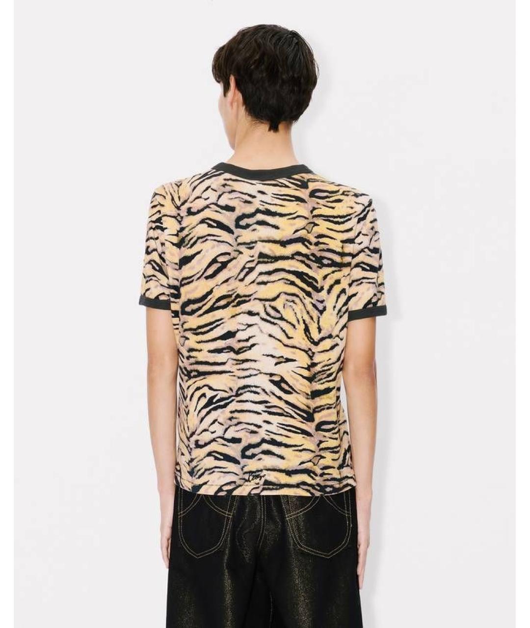 KENZO Мульти хлопковая футболка, фото 4