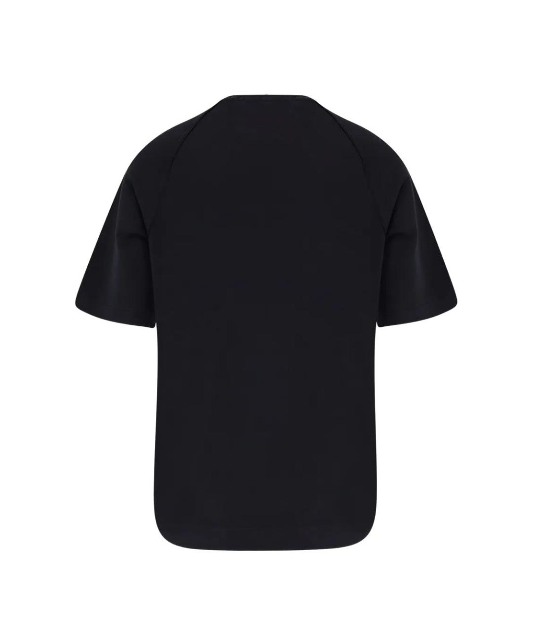 CP COMPANY Черная хлопковая футболка, фото 2