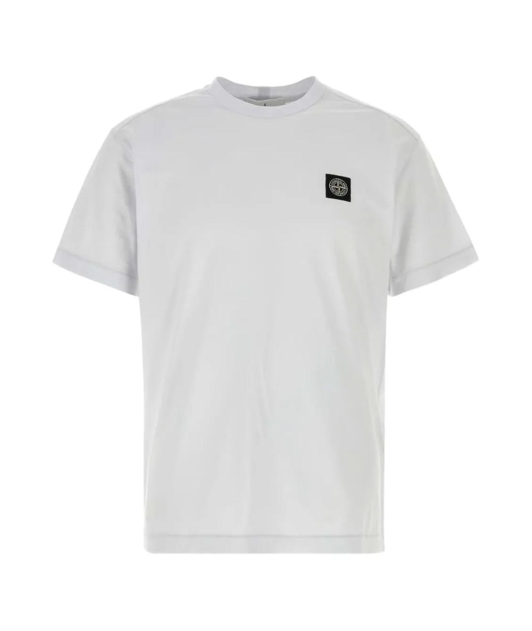 STONE ISLAND Хлопковая футболка, фото 1