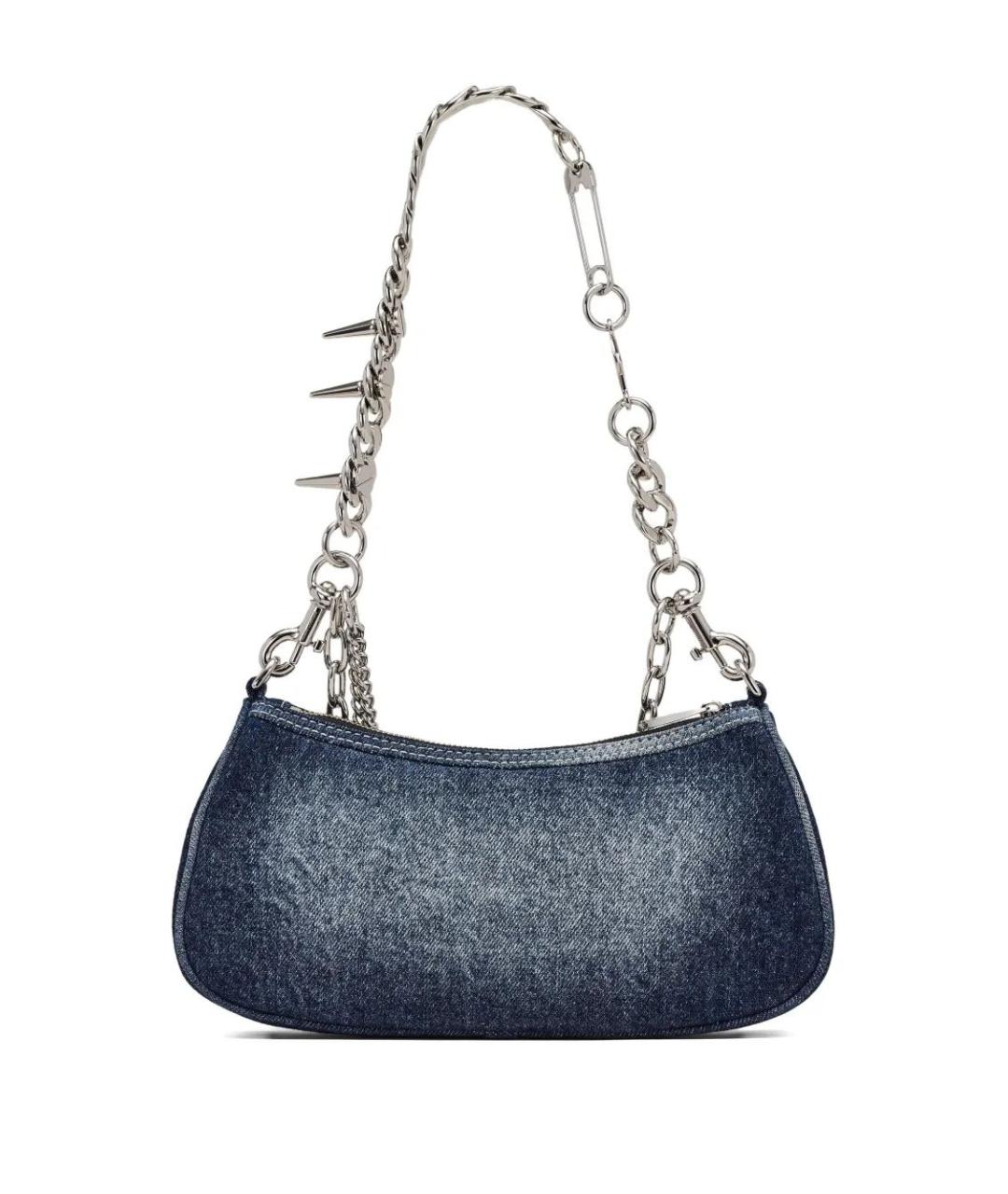 MARC JACOBS Синяя тканевая сумка через плечо, фото 3