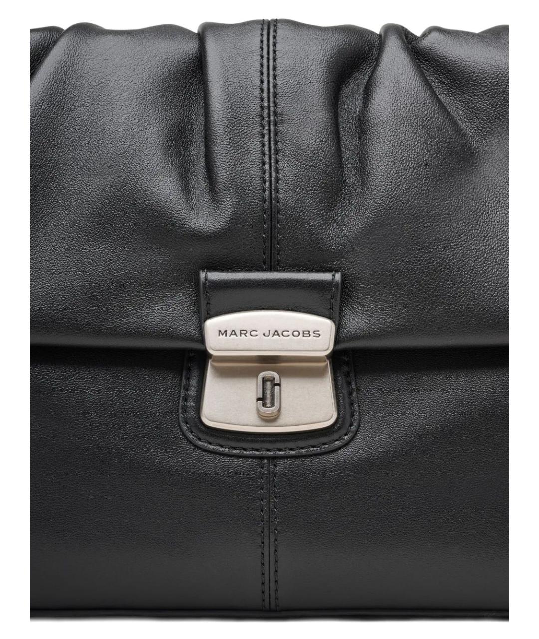 MARC JACOBS Черная кожаная сумка через плечо, фото 4