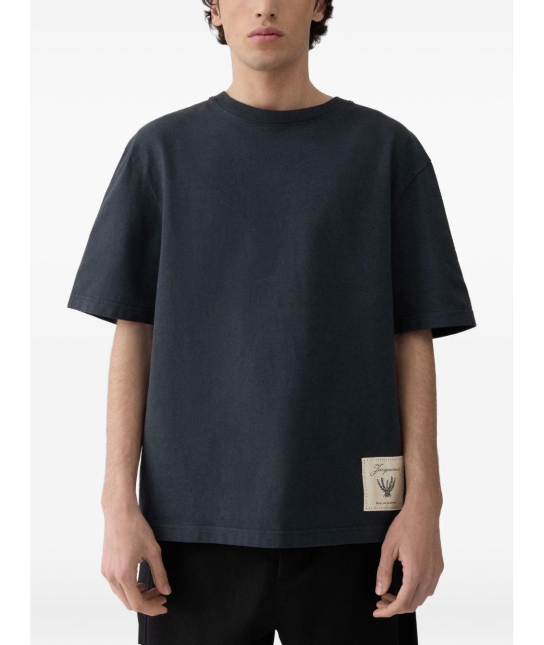 JACQUEMUS Хлопковая футболка, фото 4