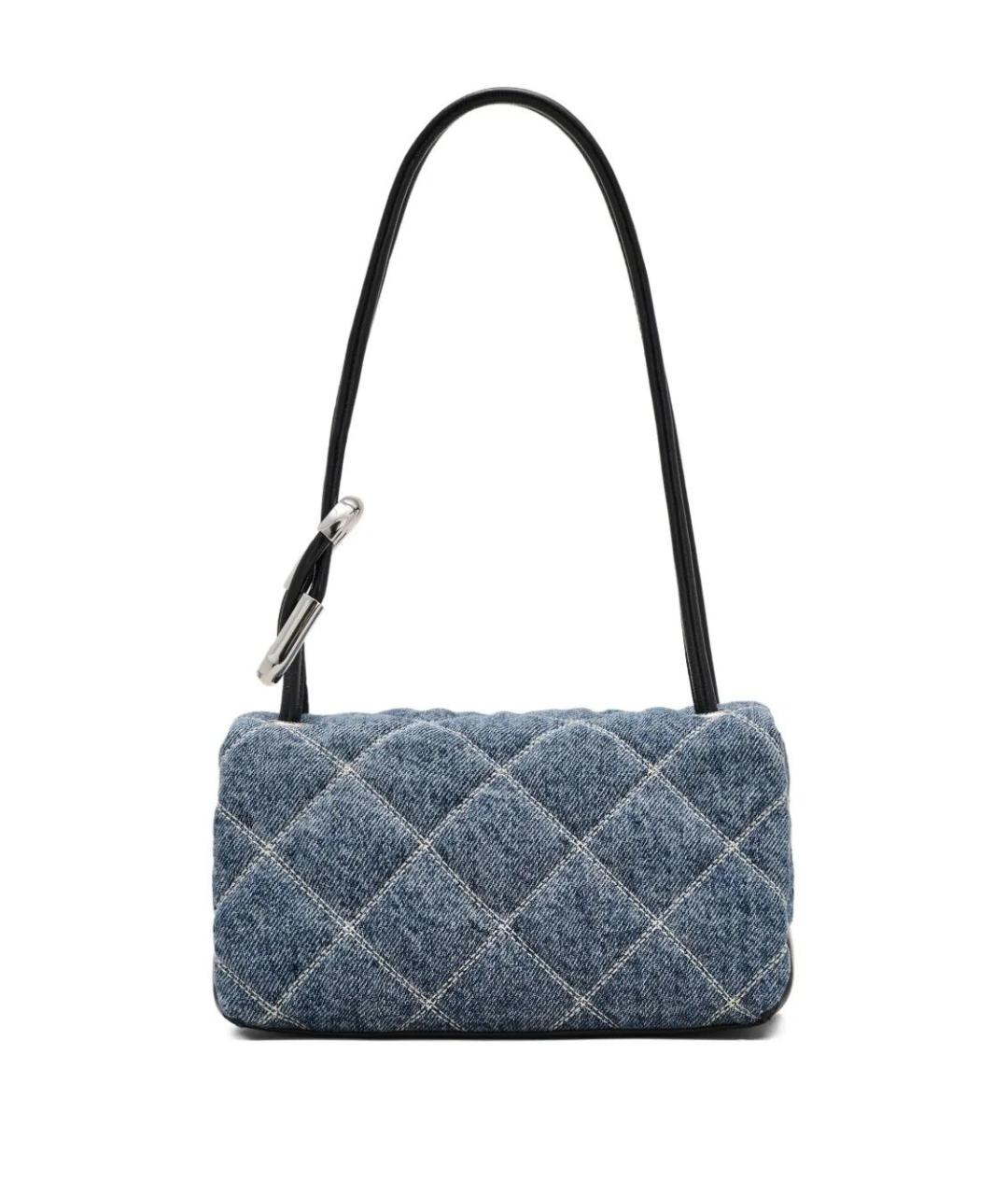 MARC JACOBS Голубая хлопковая сумка через плечо, фото 3