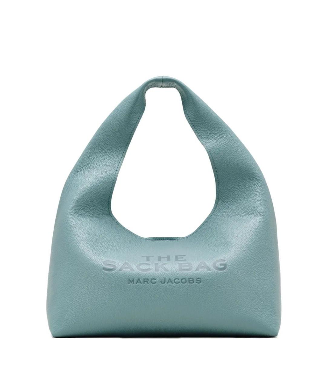 MARC JACOBS Синяя кожаная сумка с короткими ручками, фото 1