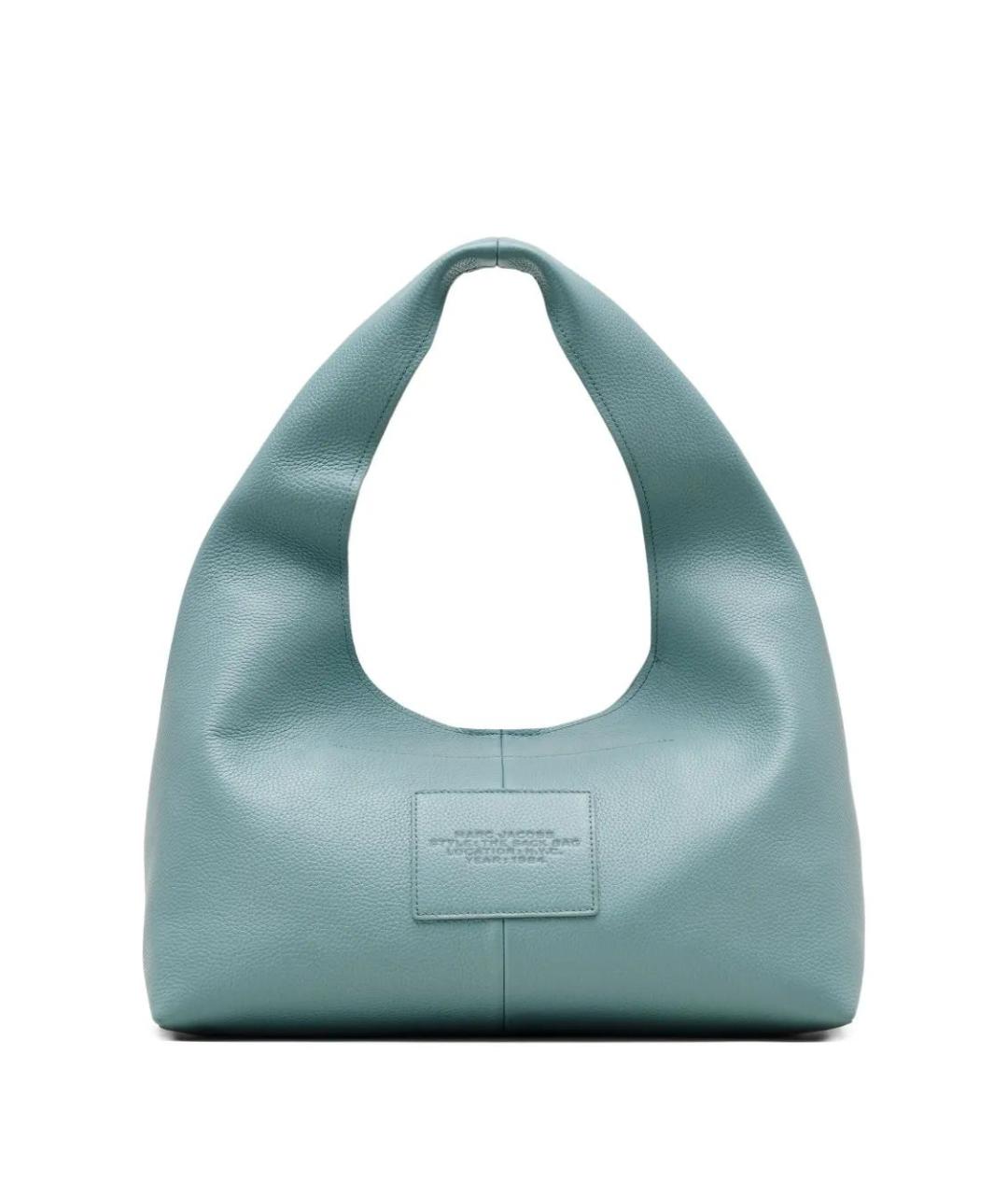 MARC JACOBS Синяя кожаная сумка с короткими ручками, фото 3