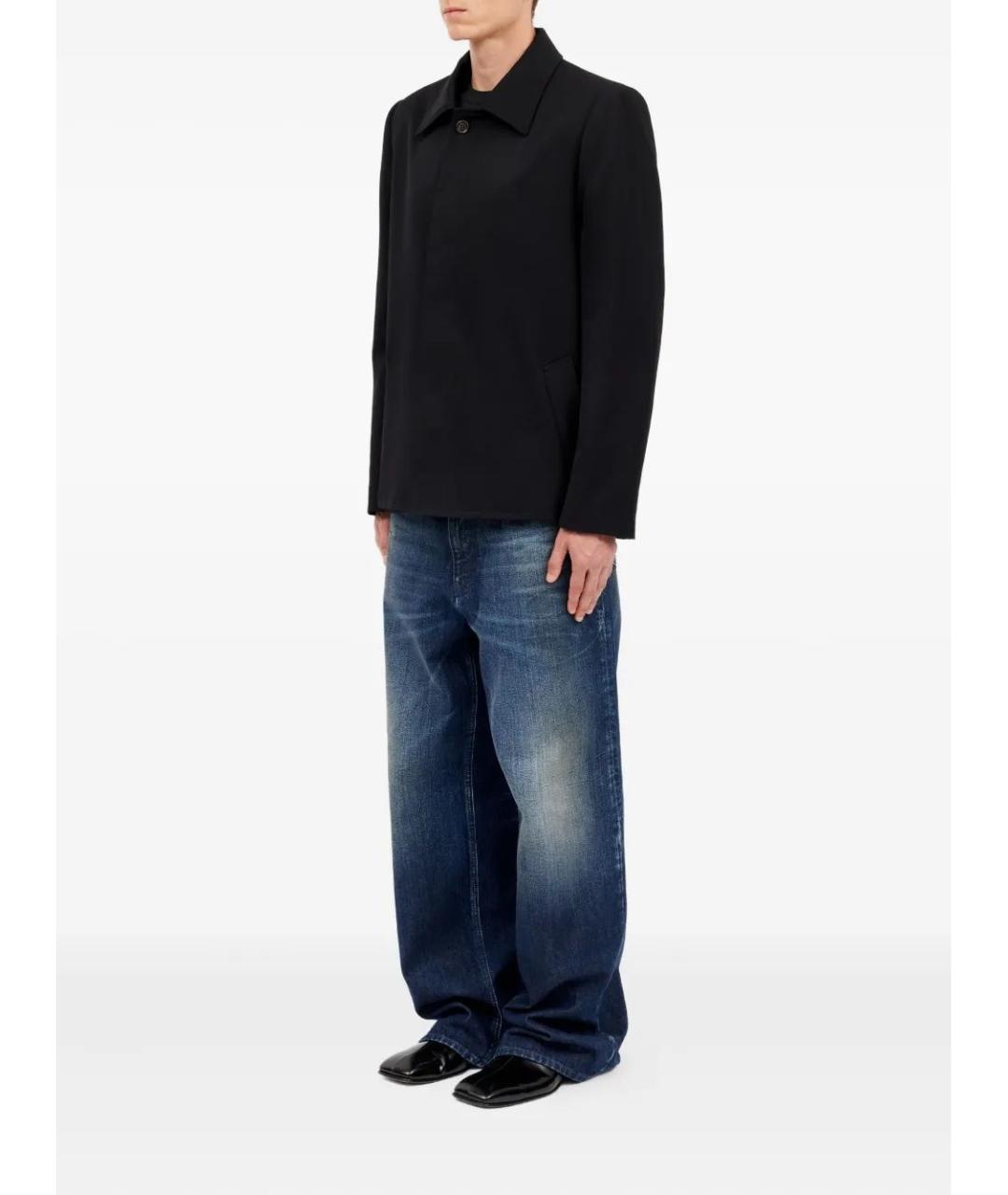 MM6 MAISON MARGIELA Черная шерстяная куртка, фото 3