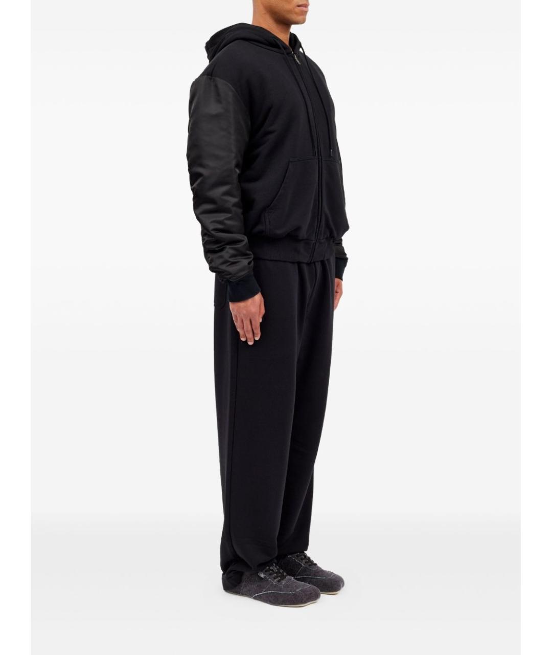 MM6 MAISON MARGIELA Черная шерстяная куртка, фото 4