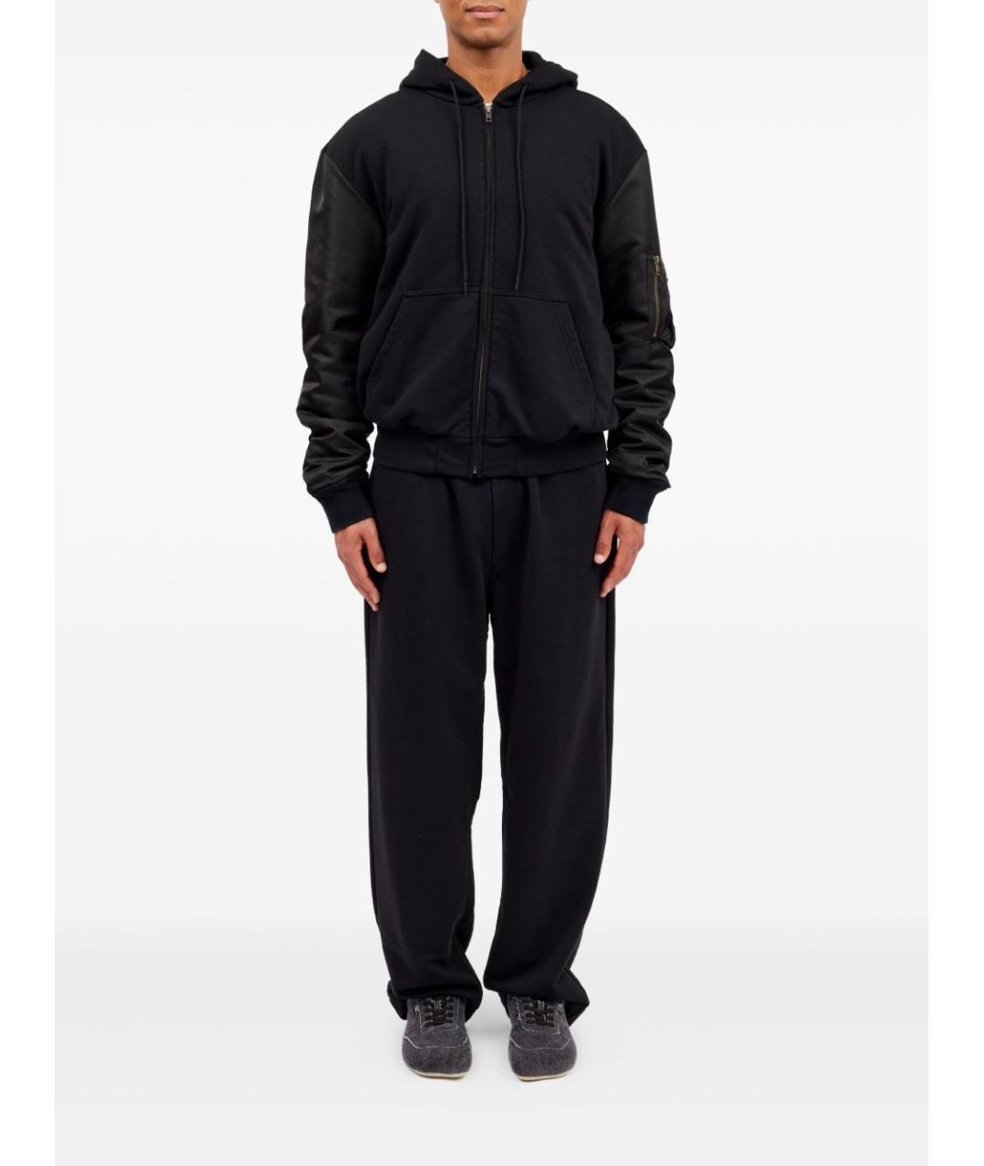 MM6 MAISON MARGIELA Черная шерстяная куртка, фото 2