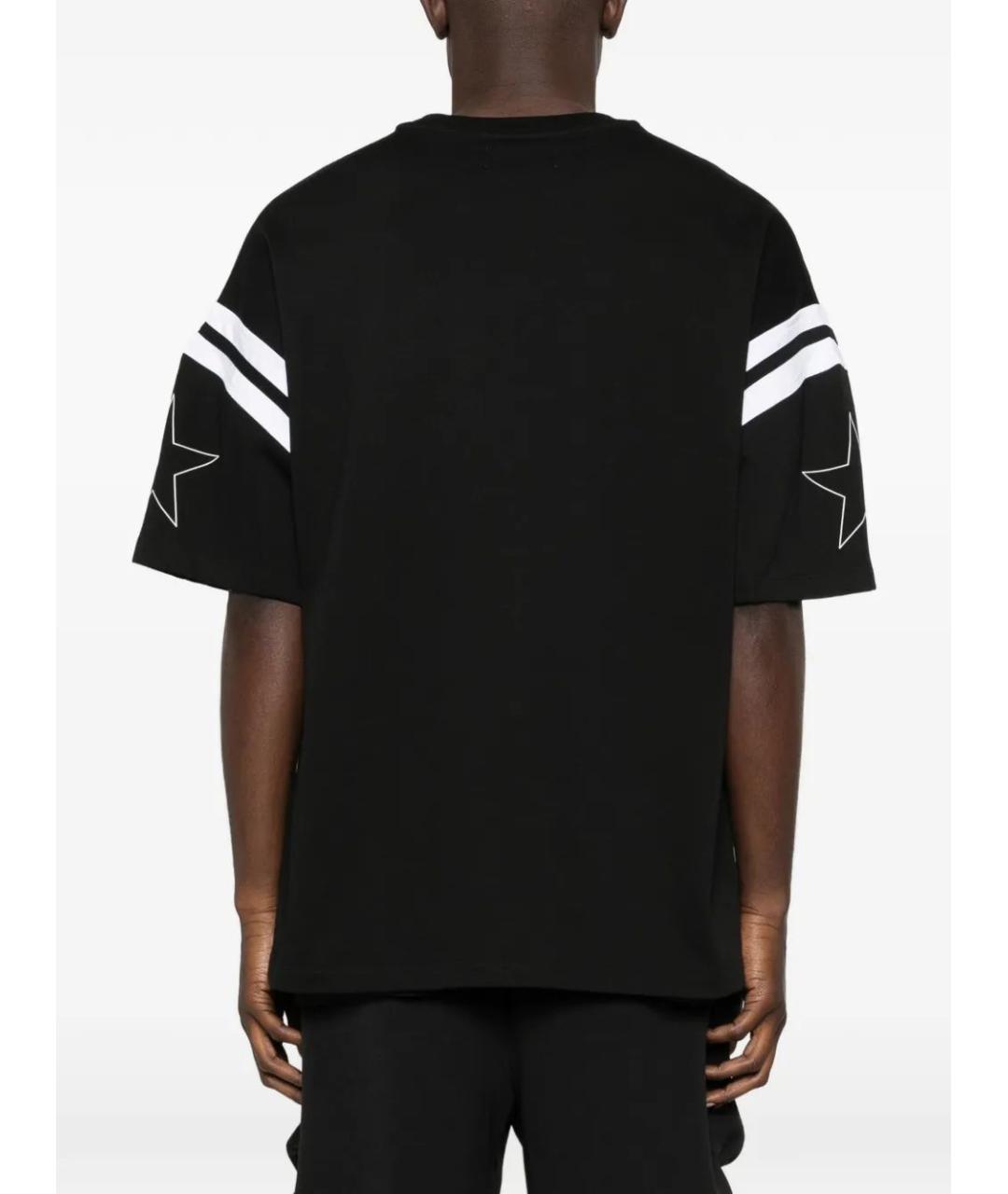 AMIRI Черная хлопковая футболка, фото 4