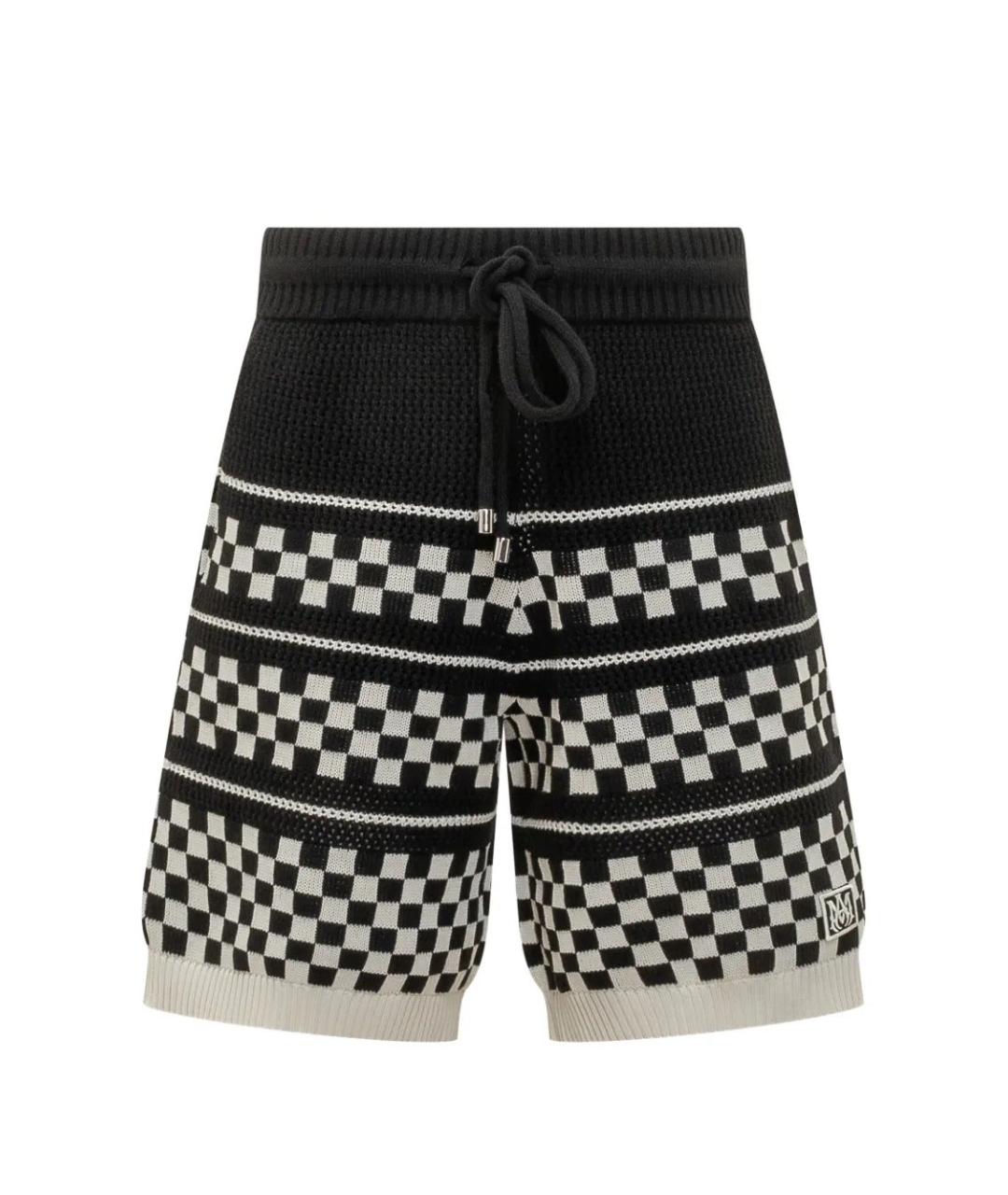 AMIRI Черные шерстяные шорты, фото 1