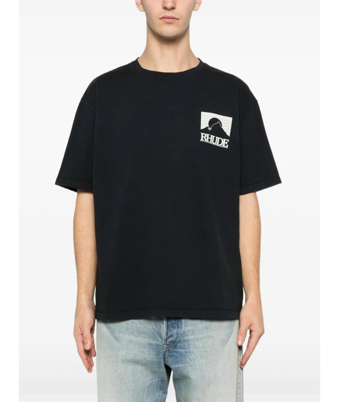 RHUDE Хлопковая футболка, фото 3