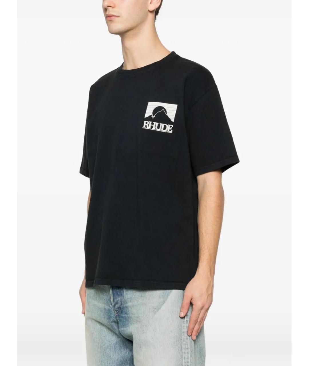 RHUDE Хлопковая футболка, фото 4