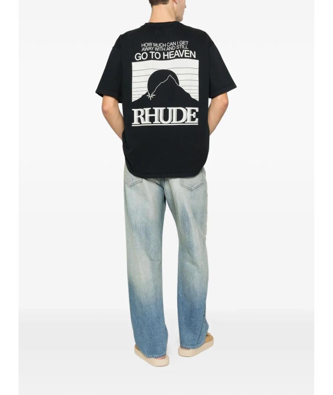 RHUDE Хлопковая футболка, фото 2