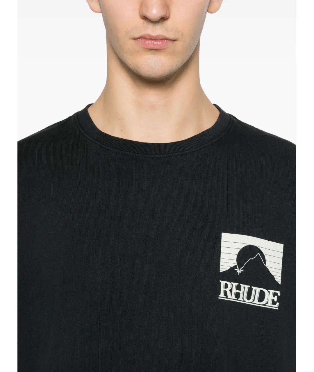 RHUDE Хлопковая футболка, фото 5