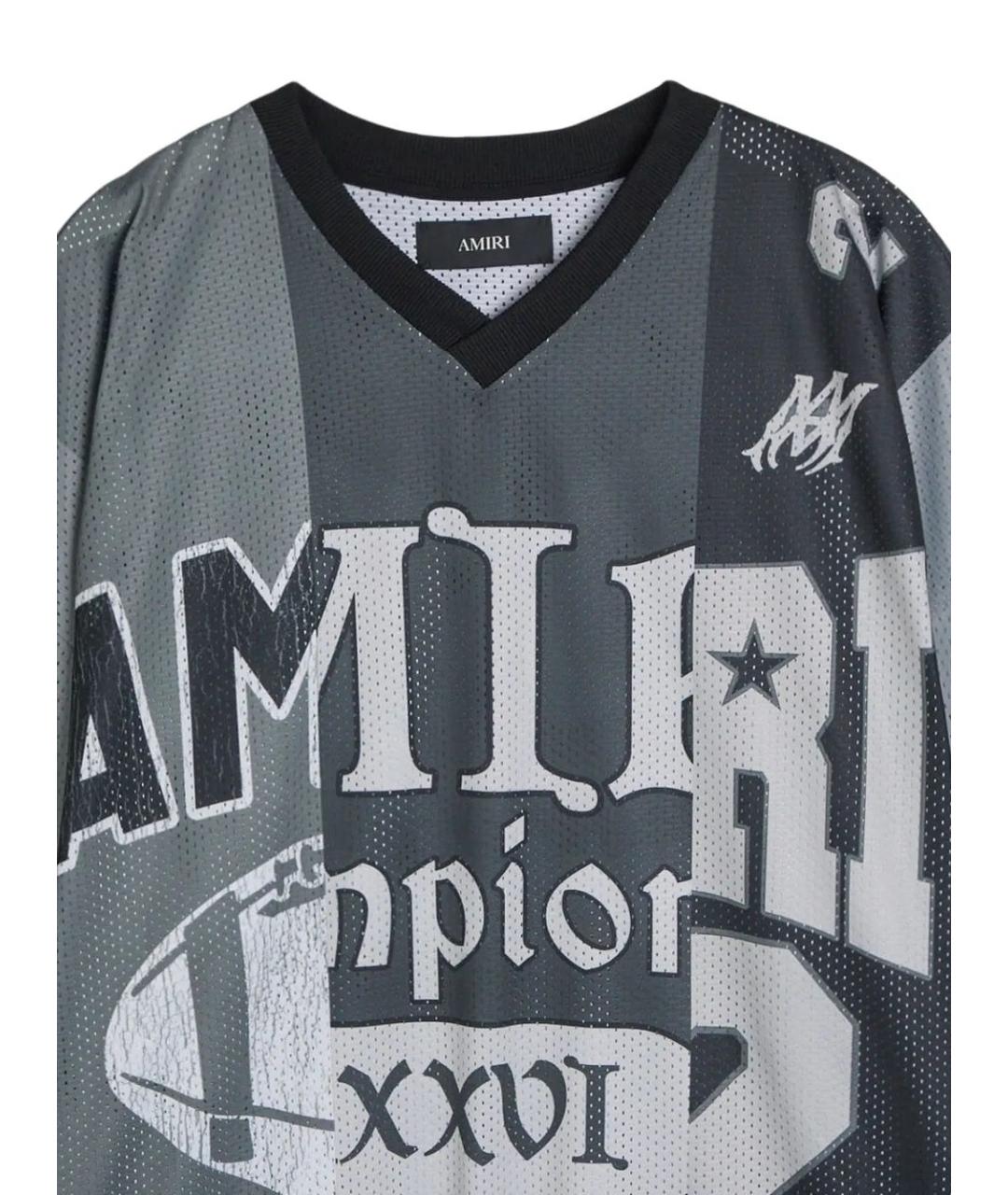 AMIRI Черная футболка, фото 2