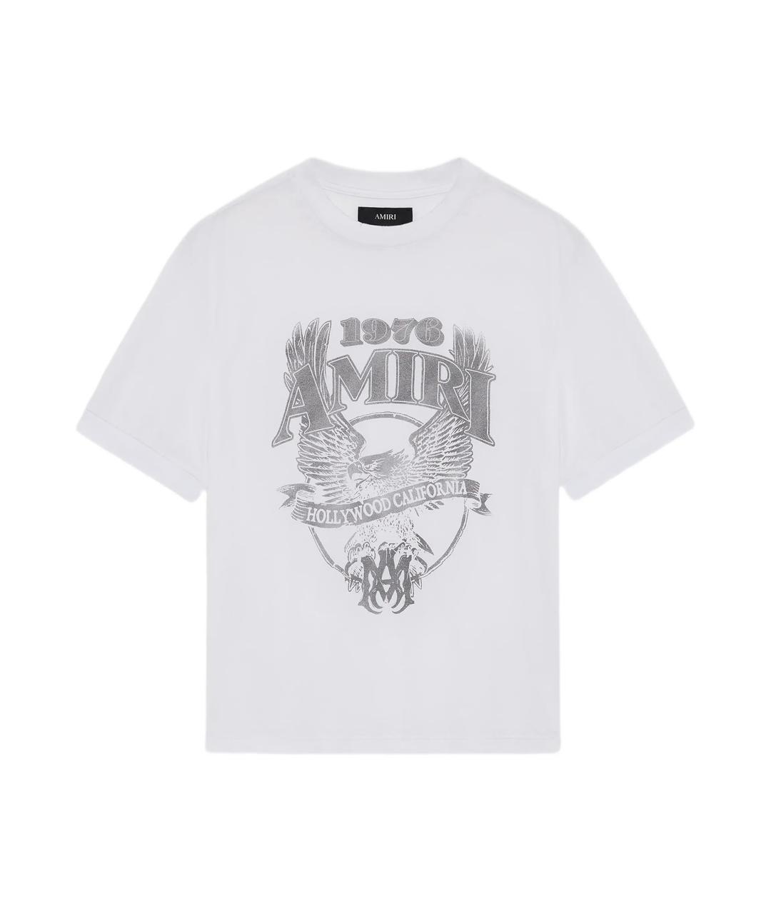 AMIRI Белая хлопковая футболка, фото 1