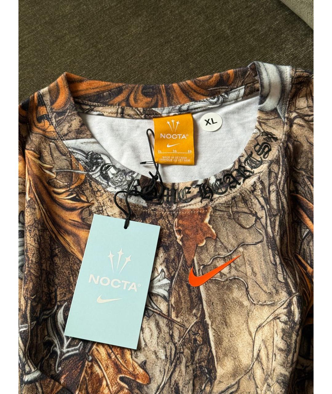 CHROME HEARTS Хаки хлопковая футболка, фото 3