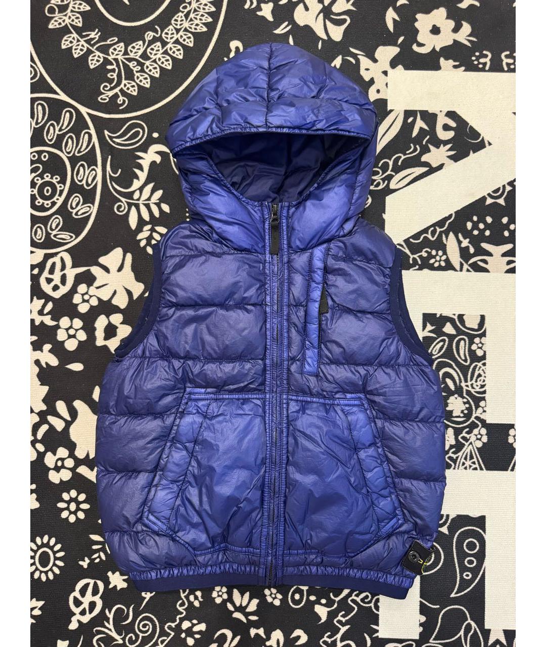 STONE ISLAND Синий жакет / жилет, фото 5