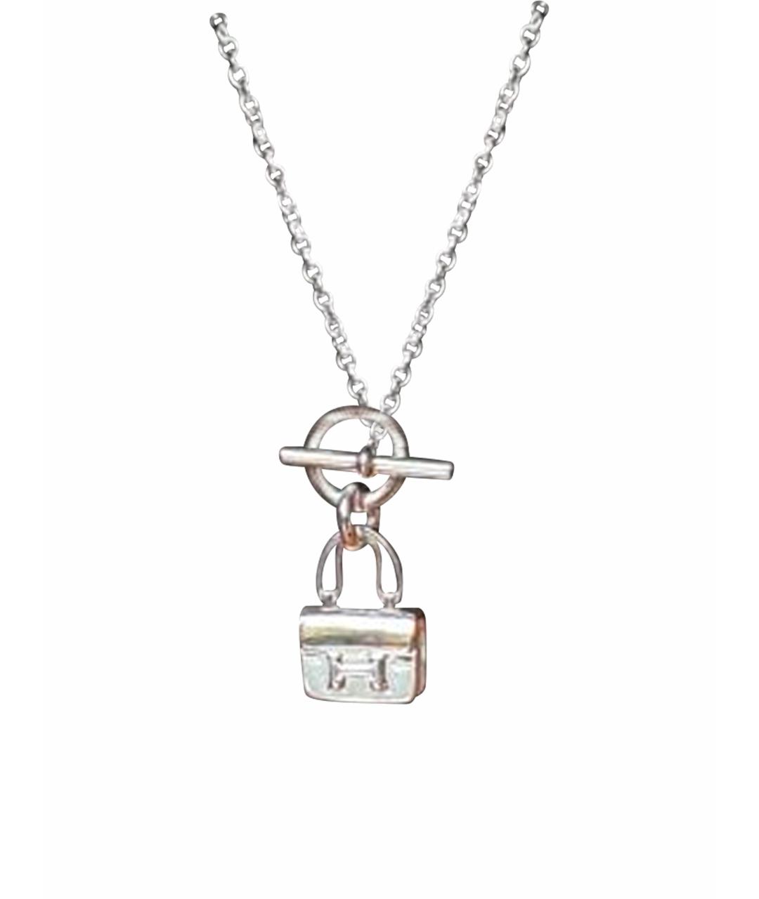 HERMES Серебрянный серебряный кулон, фото 1