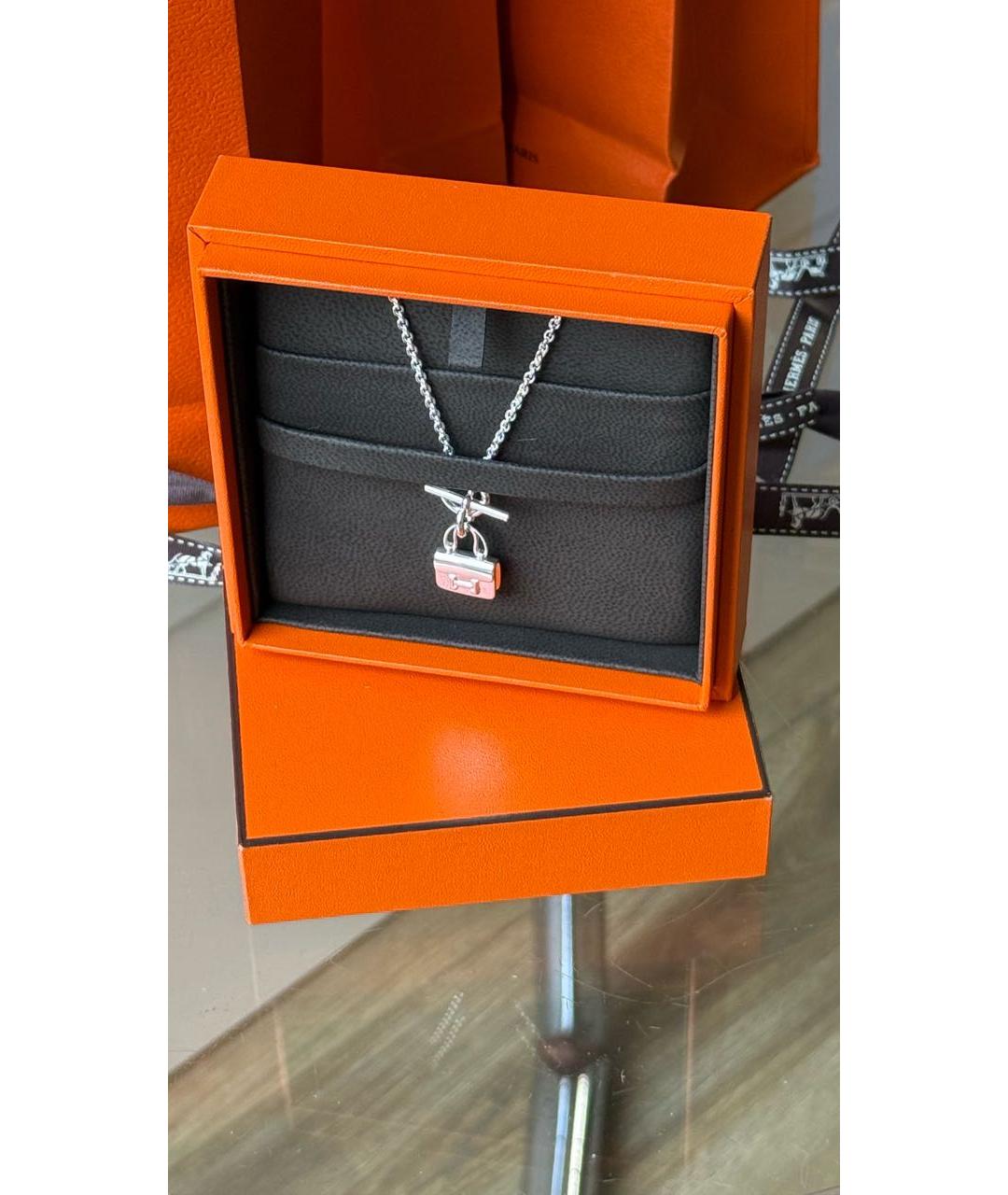 HERMES Серебрянный серебряный кулон, фото 3