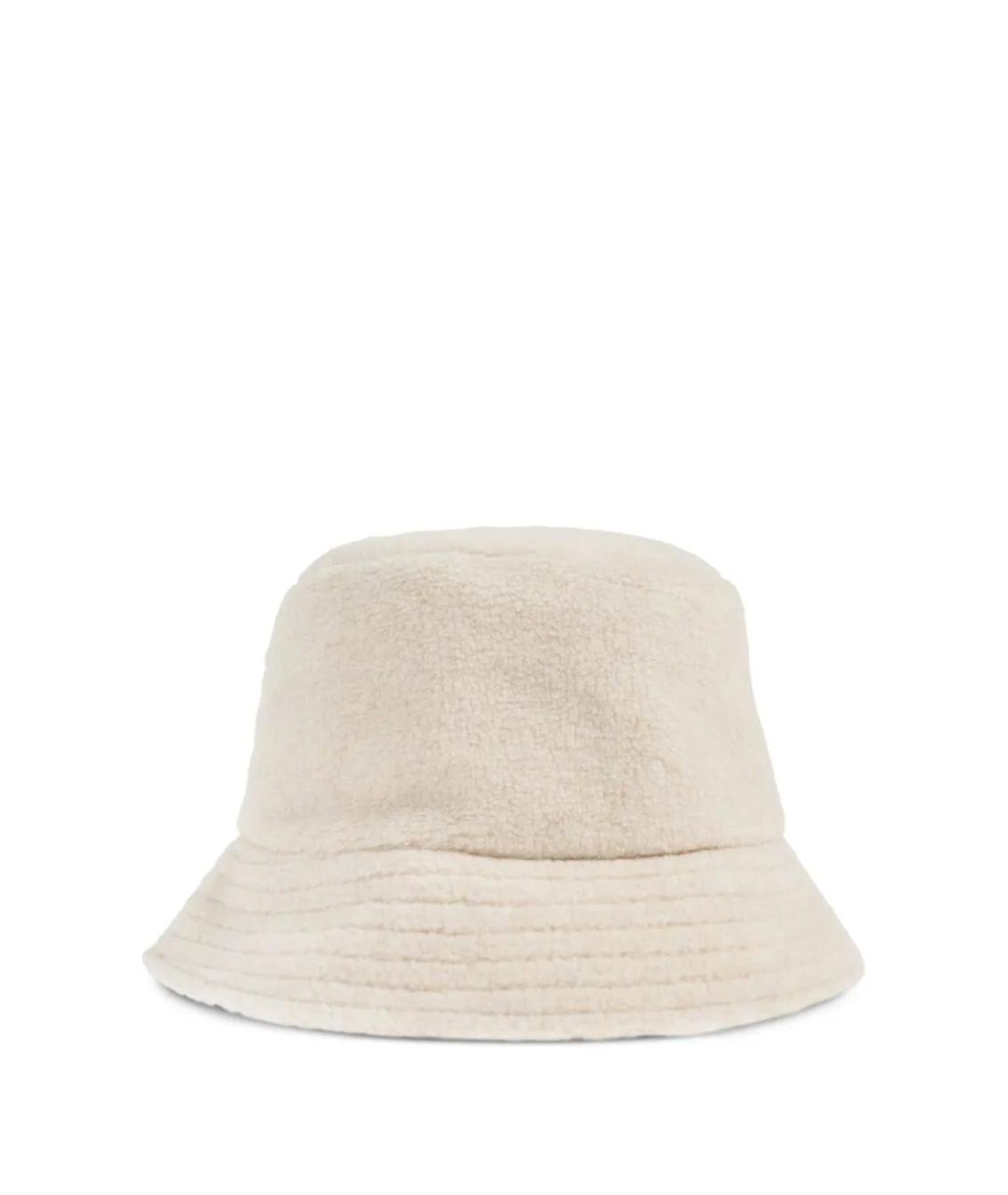 MONCLER Бежевая синтетическая шляпа, фото 2