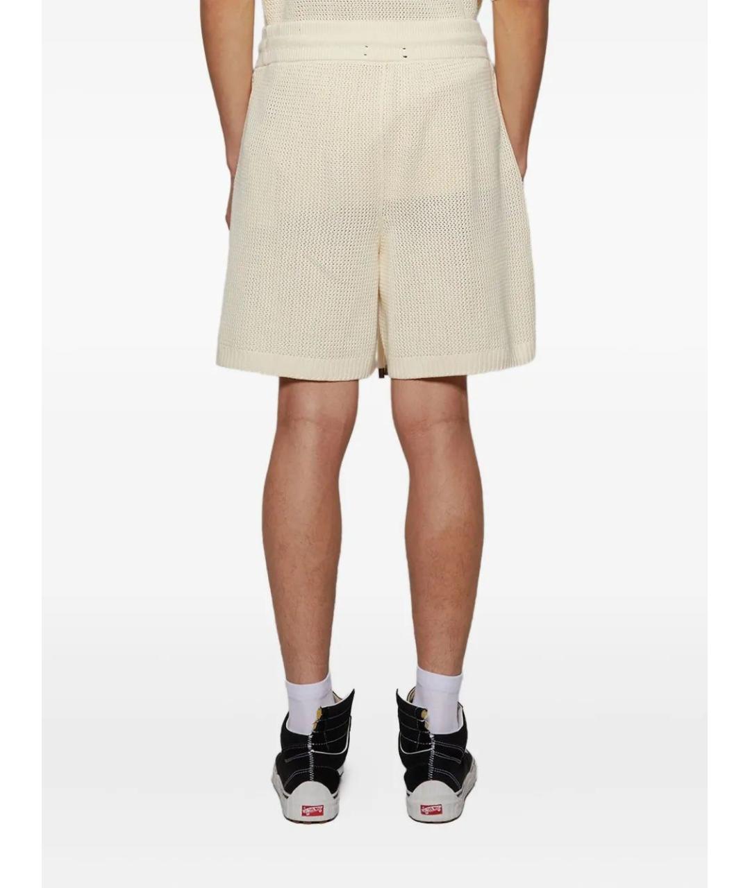 AMIRI Белые хлопковые шорты, фото 5