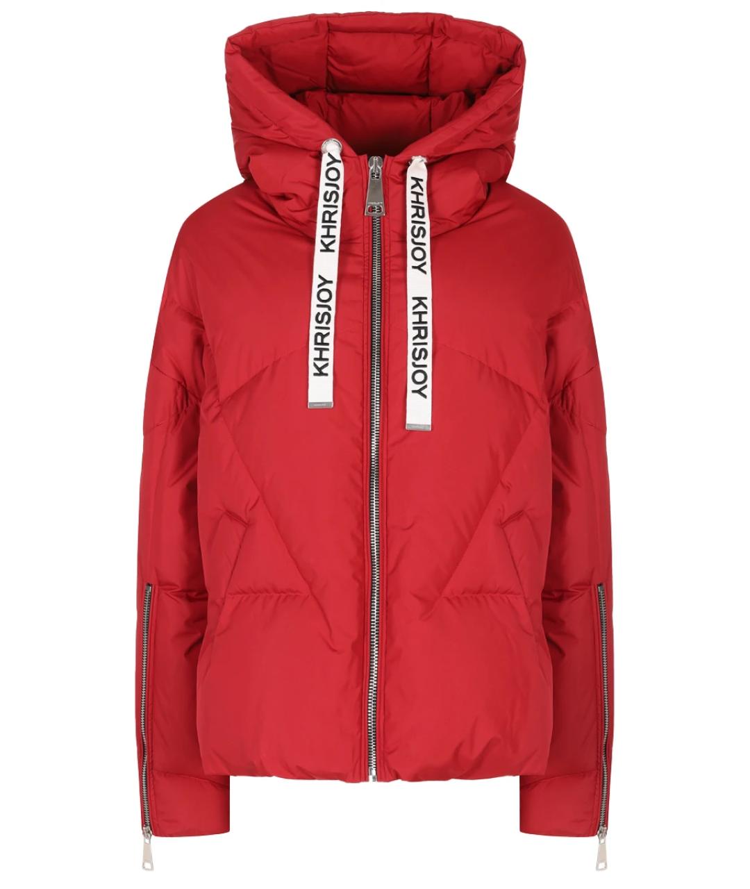 KHRISJOY Красный пуховик, фото 1