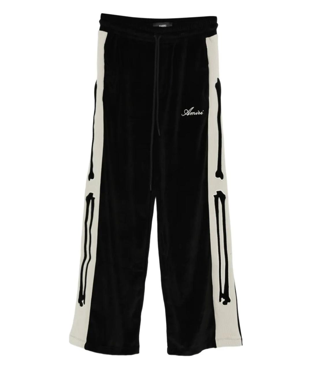 AMIRI Черные хлопковые повседневные брюки, фото 1