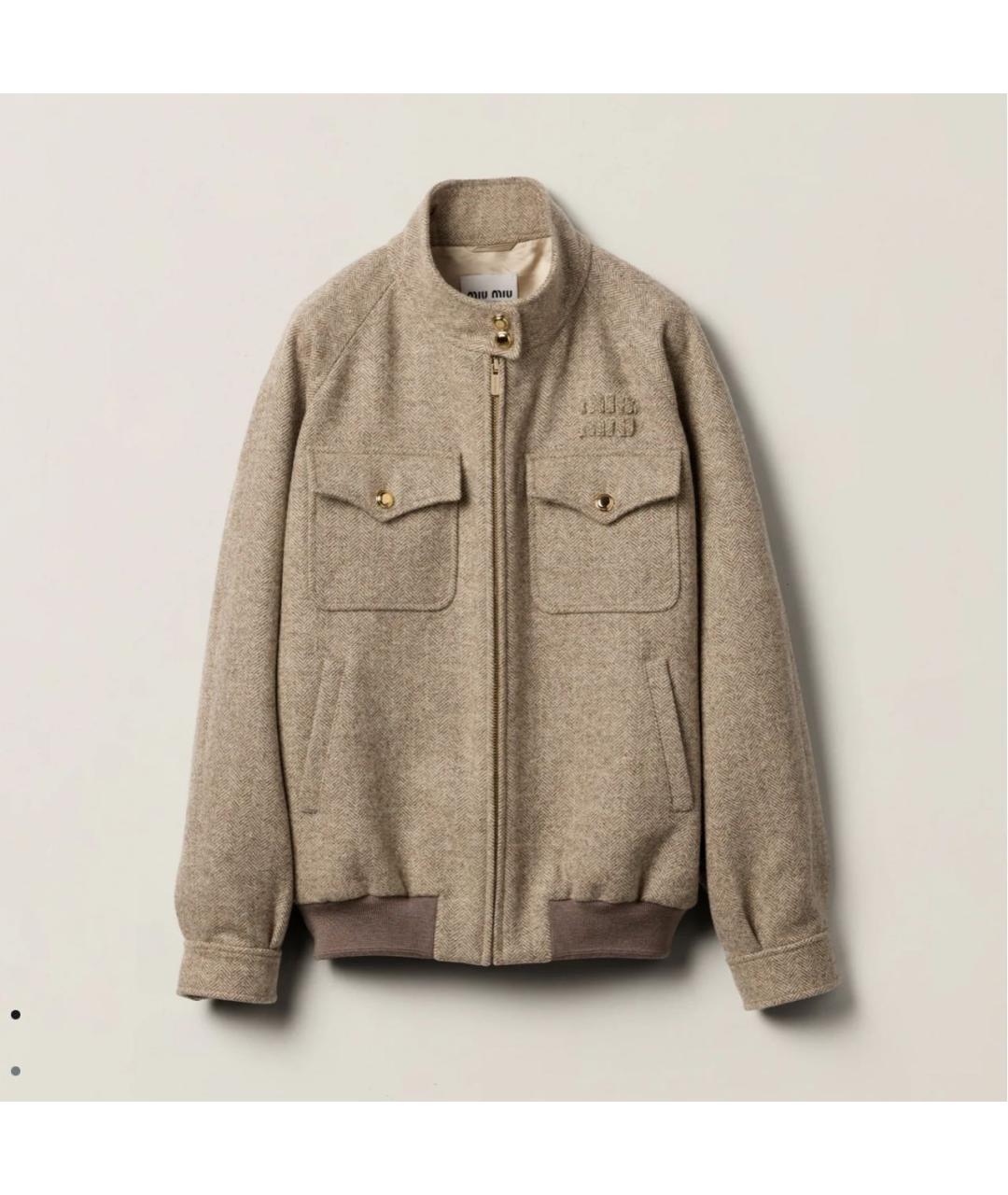 MIU MIU Шерстяная куртка, фото 5