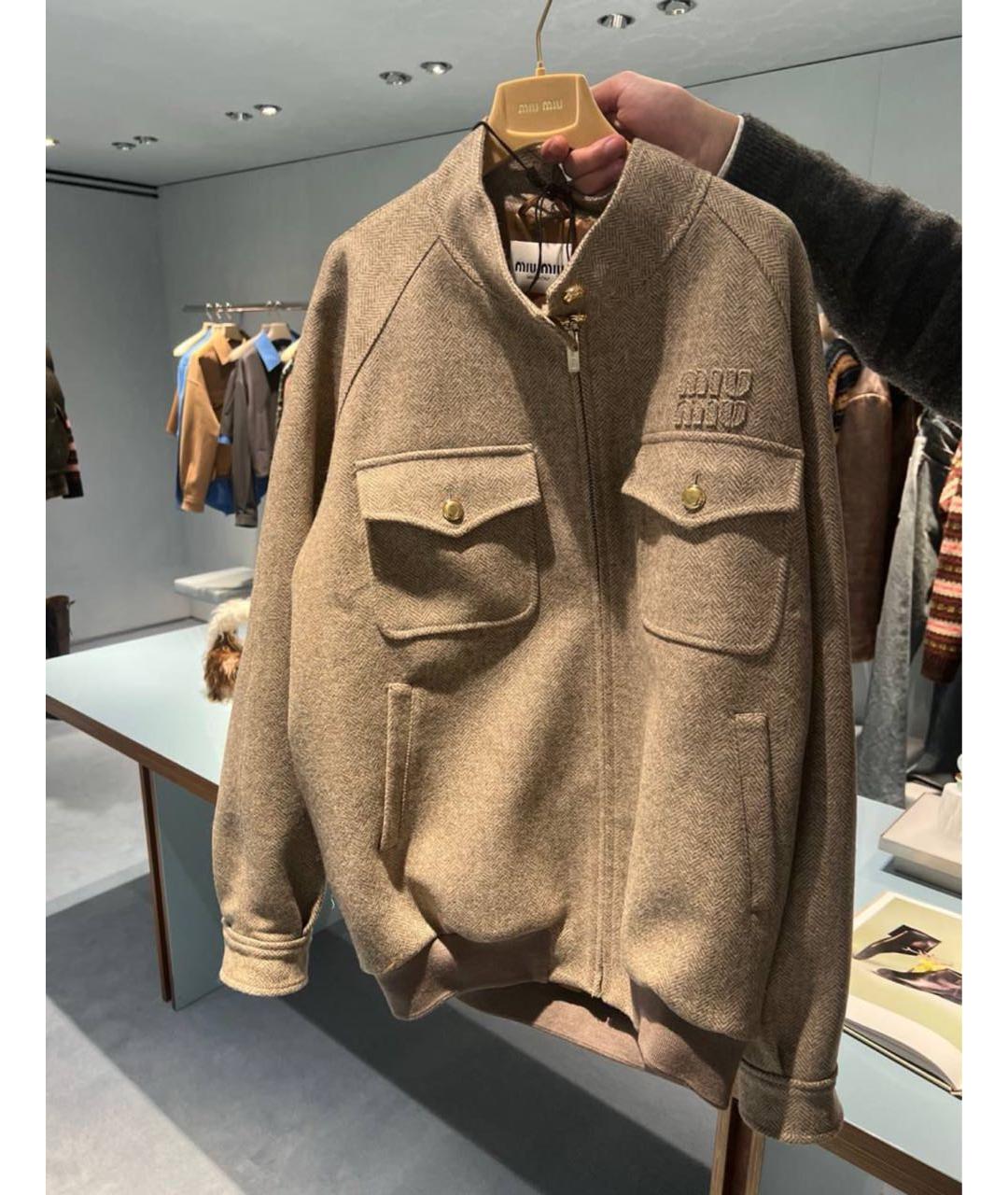 MIU MIU Шерстяная куртка, фото 2