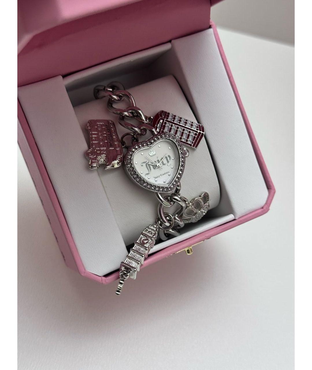 JUICY COUTURE Серебряные металлические часы, фото 2