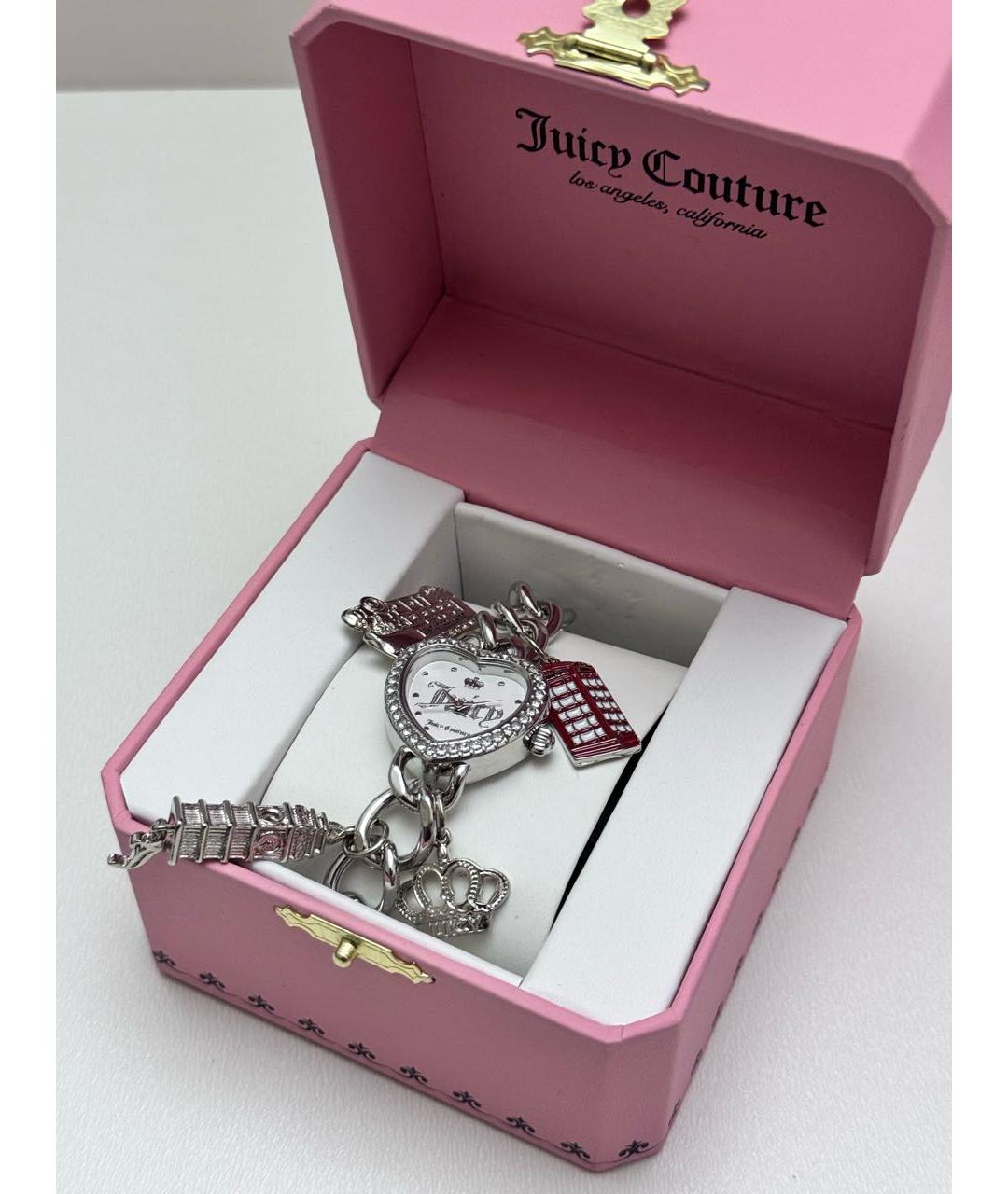 JUICY COUTURE Серебряные металлические часы, фото 3