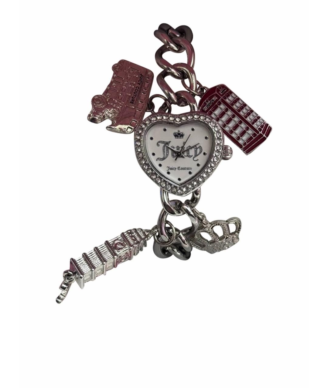 JUICY COUTURE Серебряные металлические часы, фото 1