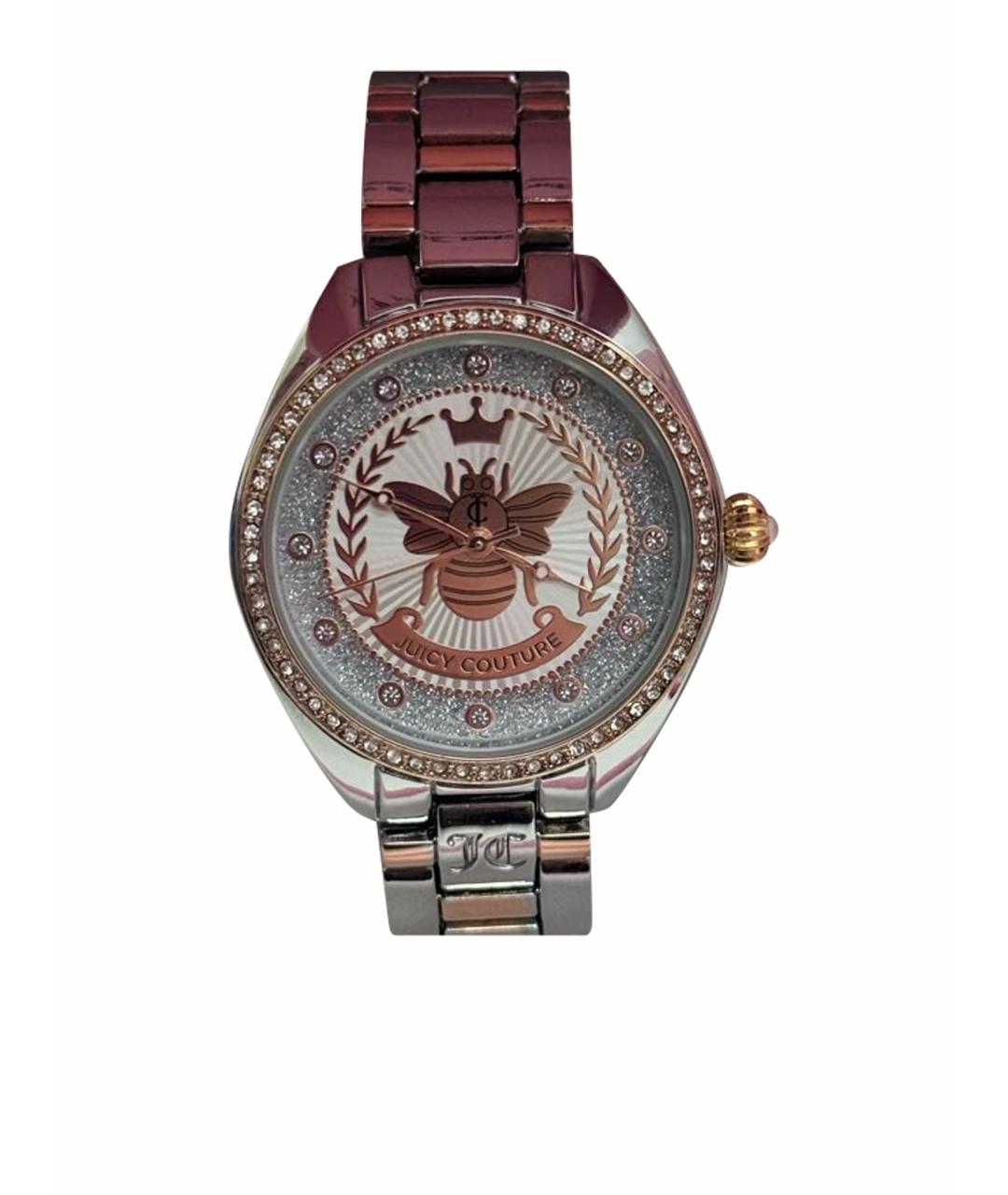 JUICY COUTURE Серебряные металлические часы, фото 1