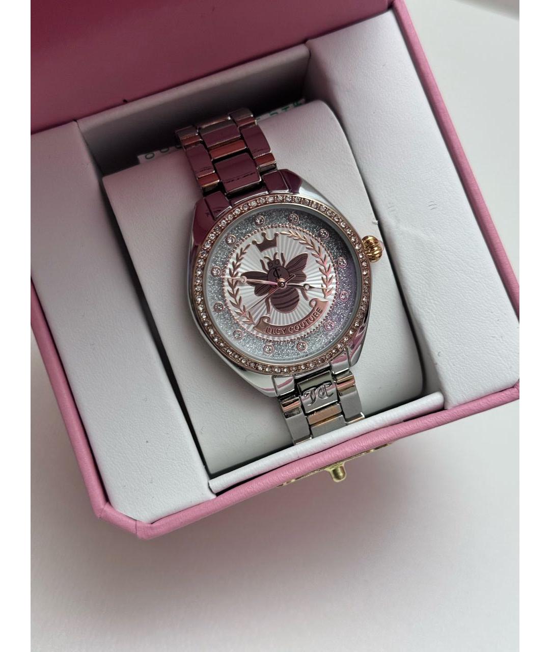 JUICY COUTURE Серебряные металлические часы, фото 2