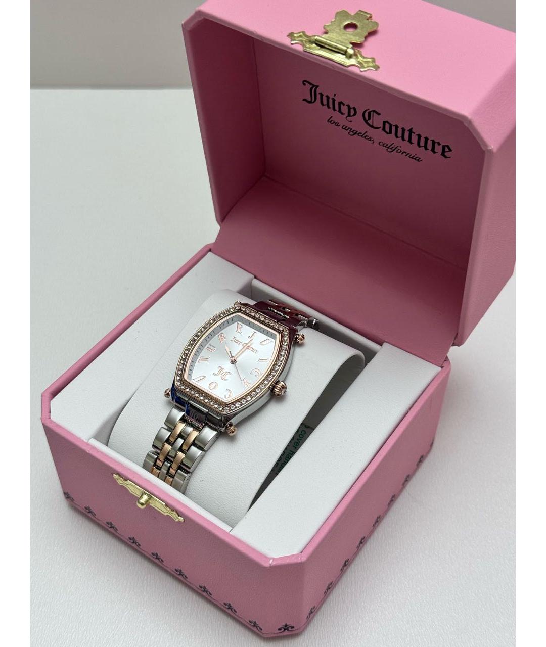 JUICY COUTURE Серебряные металлические часы, фото 2